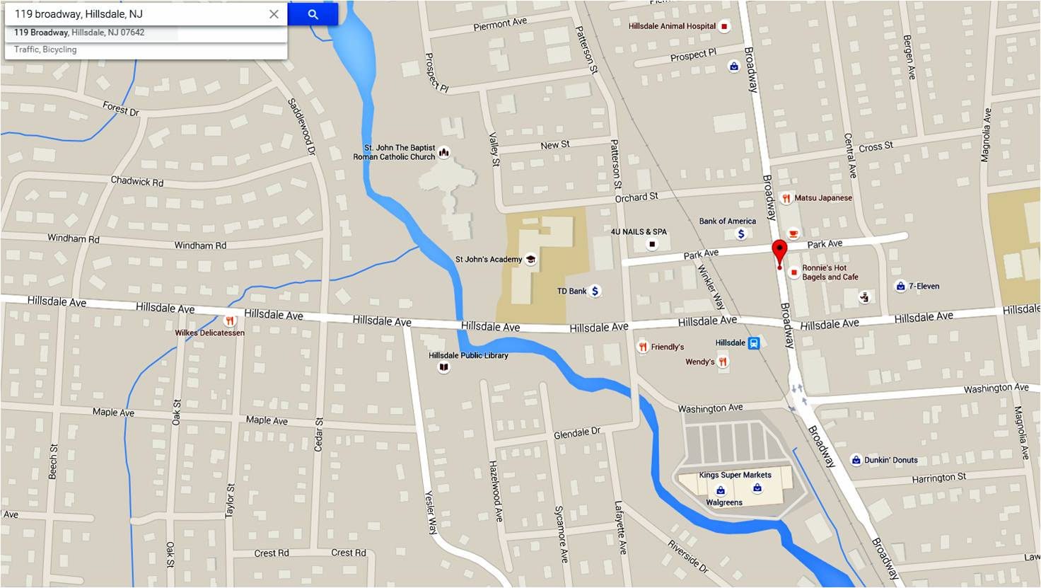 hillsdale park map